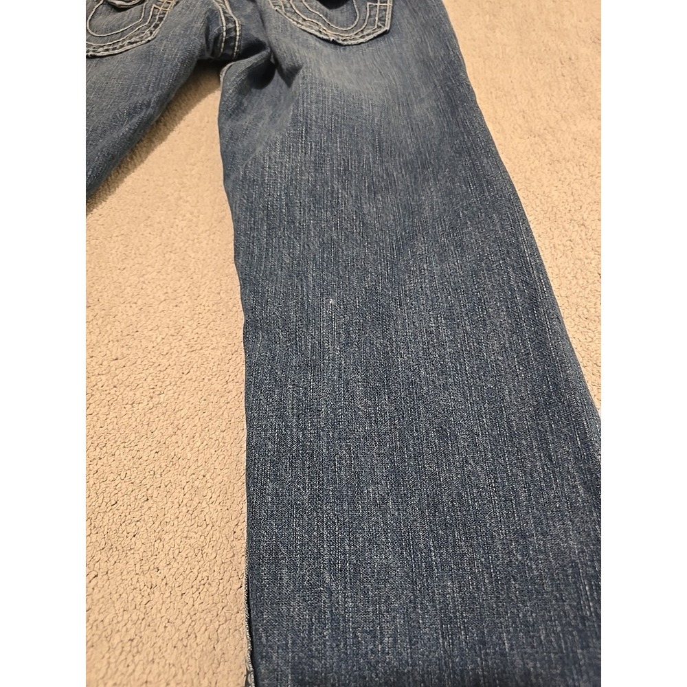 True Religion Big Joey T Size 29 Flared Y2K Women's 90's Jeans RN#112790 - Picture 9 of 14